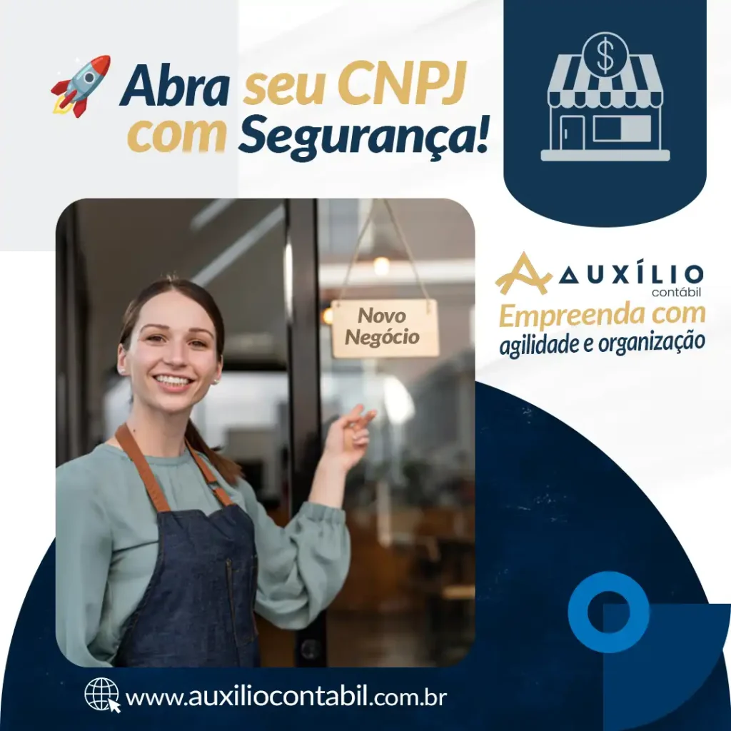 Imagem criada com o pacote Adobe, utilizando Photoshop e Illustrator, para divulgar os serviços da Auxílio Contábil em redes sociais. O design profissional destaca soluções contábeis para empresas e empreendedores, reforçando a credibilidade e a importância da contabilidade na gestão financeira."